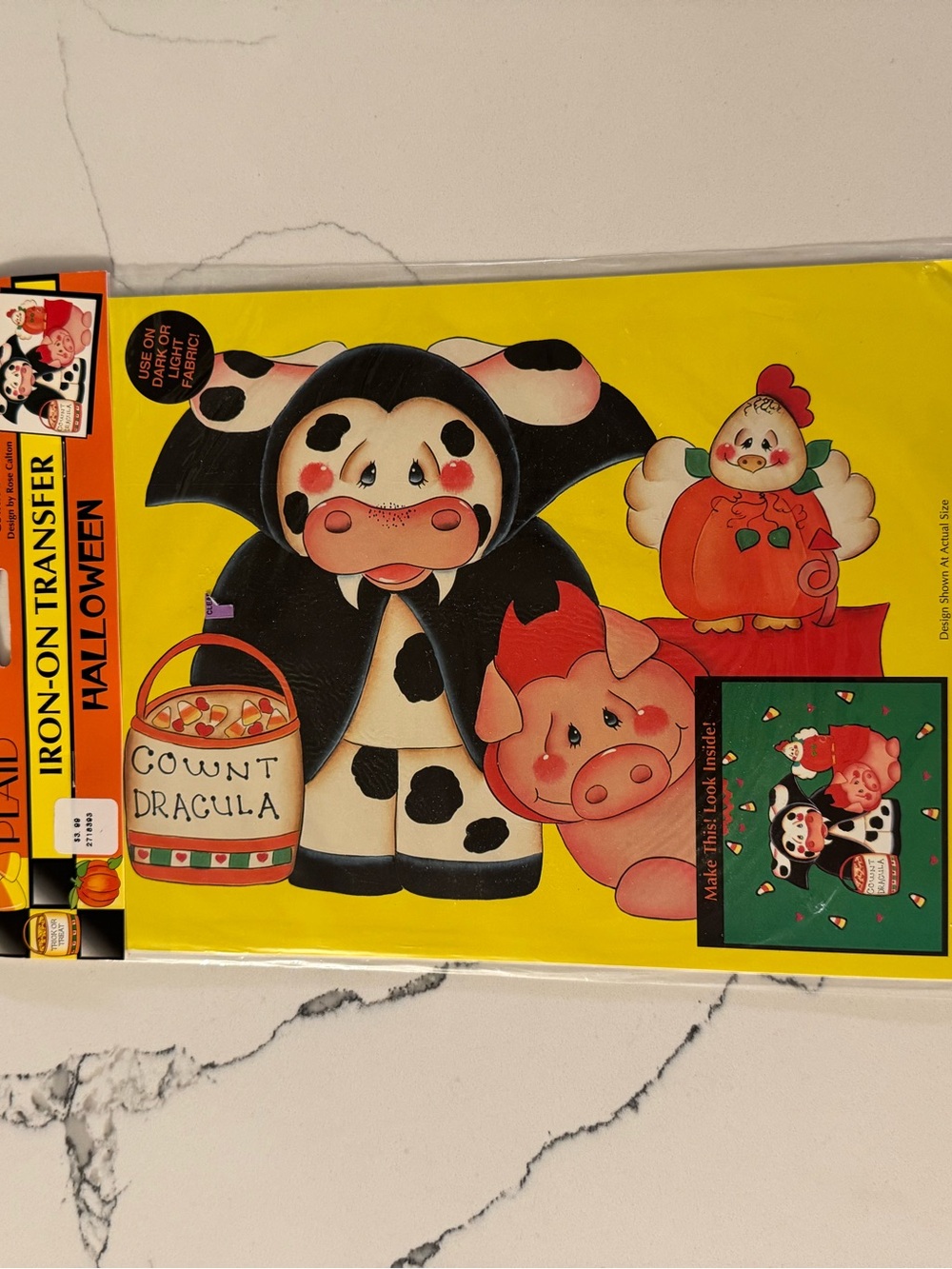 Vintage Halloween Iron-On Transfer